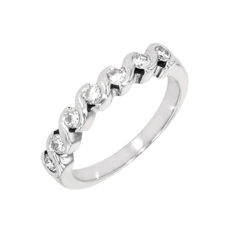 Alliance diamants 0.42 carat or blanc 3.95g Comme neuf -  reconditionné disponible sur Gemme Les Bijoux